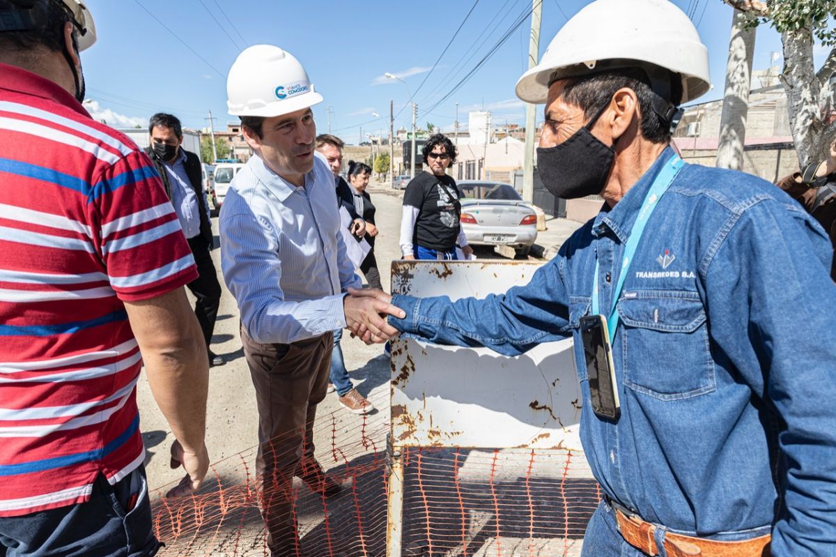 Luque recorrió importantes obras en barrio San Cayetano Diario Crónica