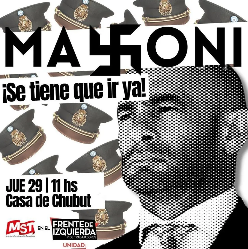 Bodart: “Massoni y su policía dictatorial se tienen que ir ya”