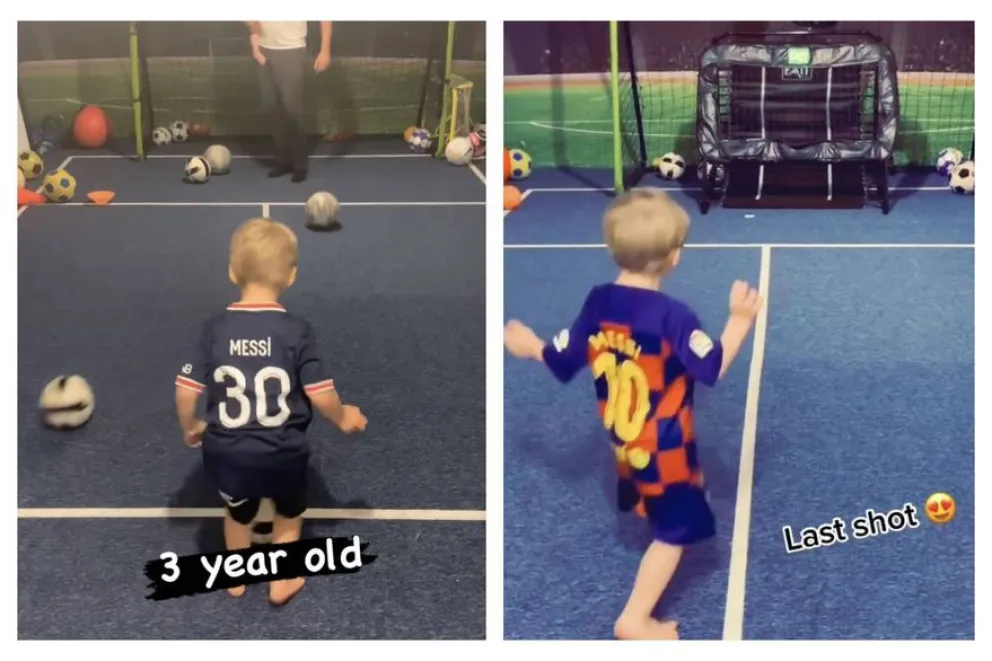 El “mini Messi” de tan solo tres años que se convirtió en furor en las redes