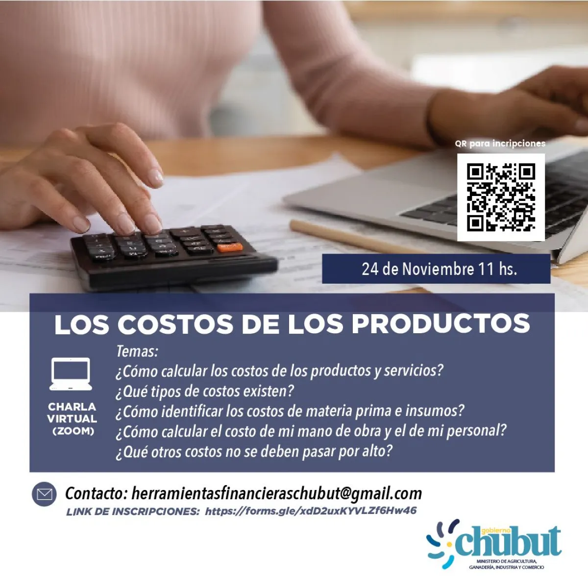 Provincia dicta charla gratuita sobre costos de productos y servicios