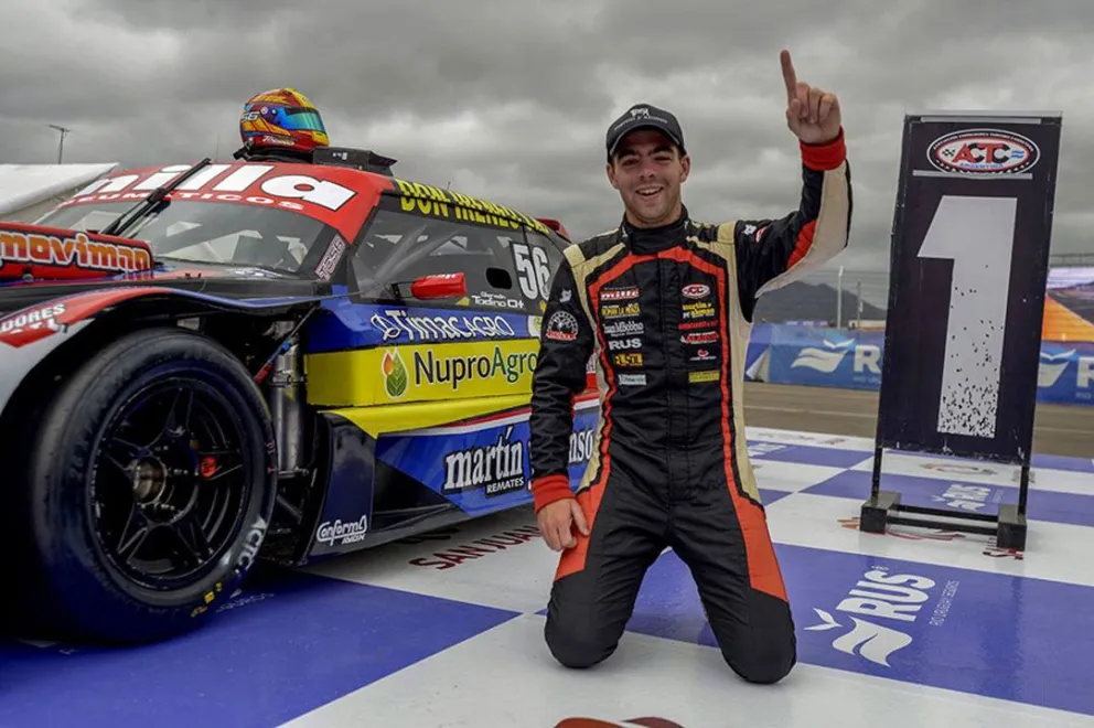 TC: Germán Todino, sorprendió en San Juan