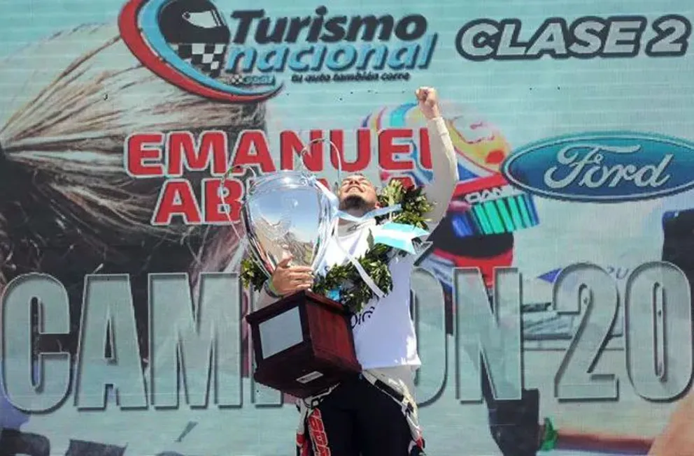 El comodorense Emanuel Abdala se  consagró campeón en la Clase 2 del TN