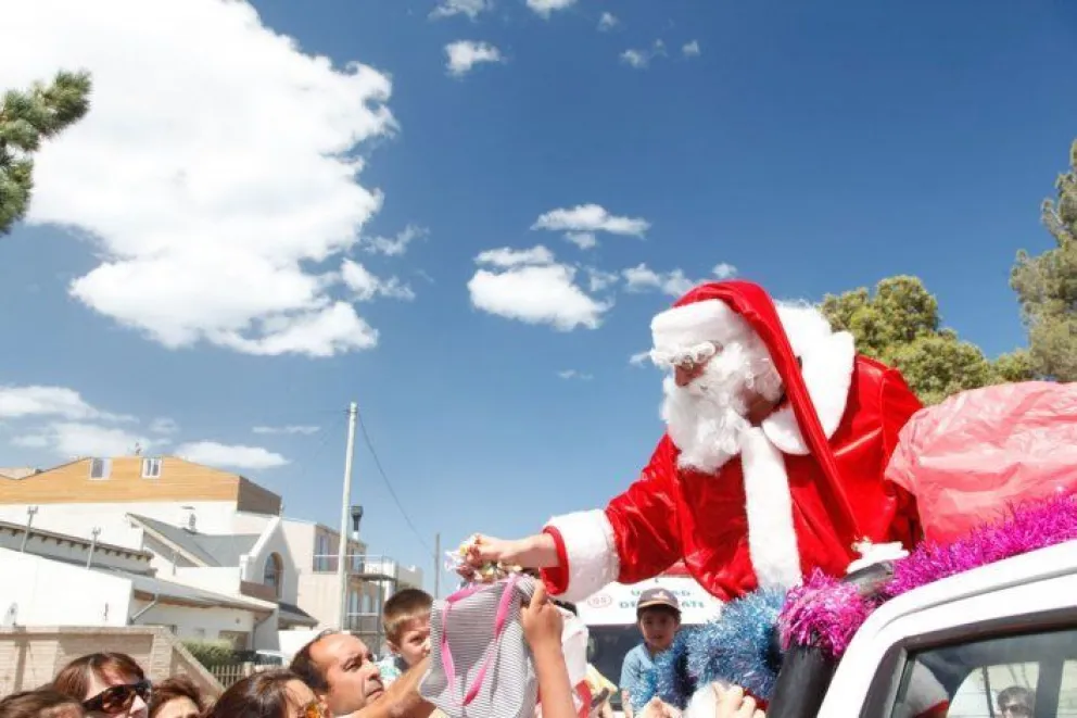 Así será el recorrido de Papá Noel en Rada Tilly