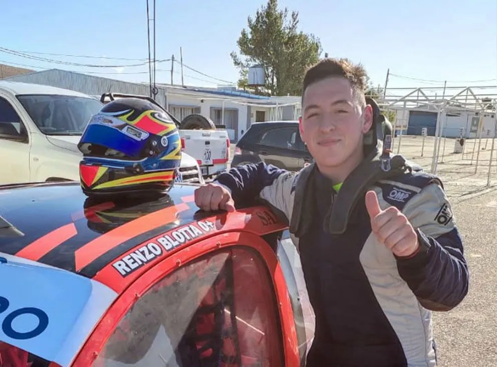 Renzo Blotta correrá en Olavarría