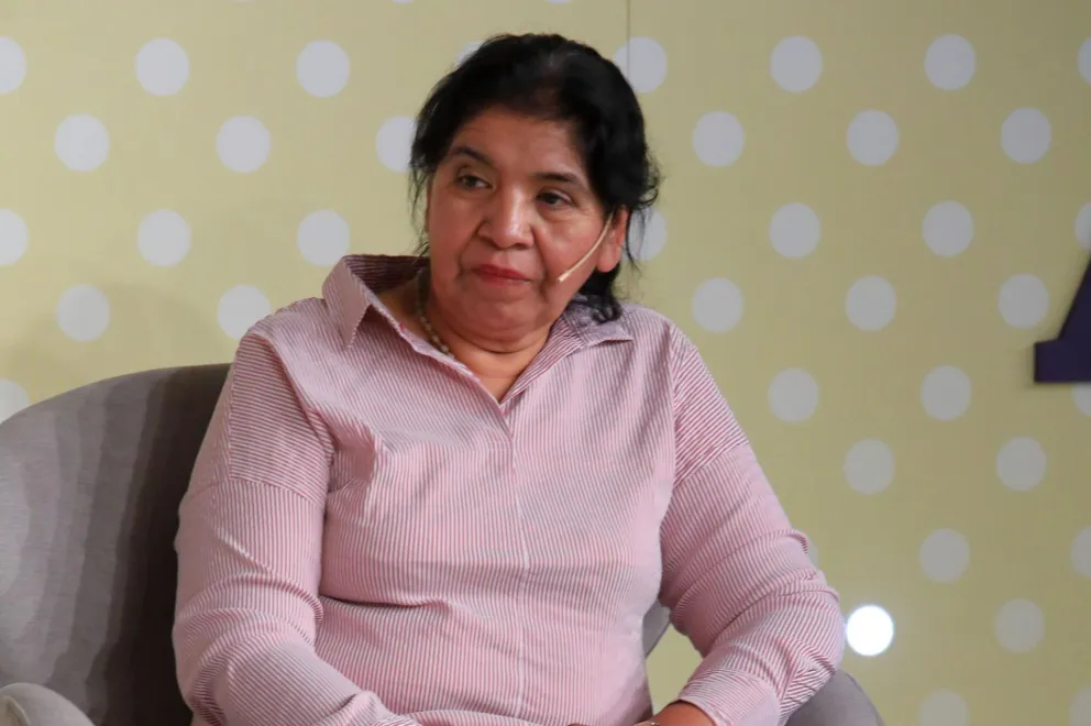 Margarita Barrientos acusó al Gobierno de enviar alimentos en mal estado