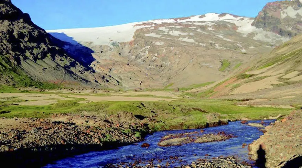 Los ríos de la cordillera patagónica crecen