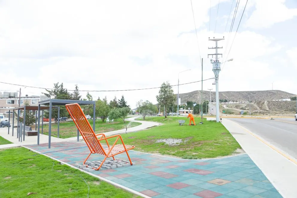 Rada Tilly suma nuevas plazas y espacios públicos