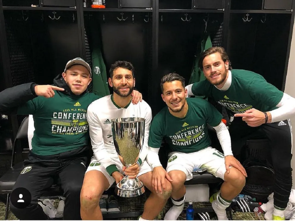 El comodorense Tomás Conechny campeón de la MLS de Estados Unidos con Portland Timbers