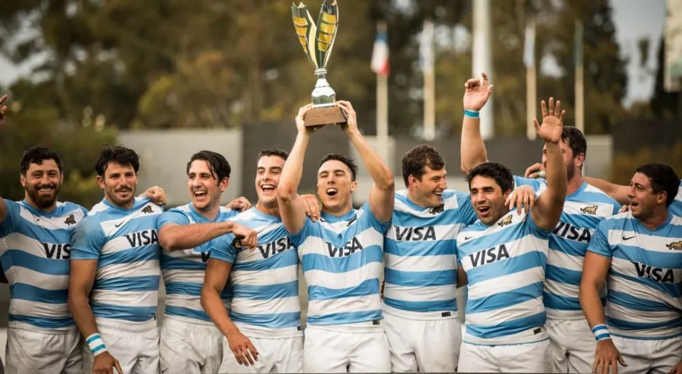 Argentina XV aplastó a Uruguay y se coronó campeón del Sudamericano Cuatro Naciones