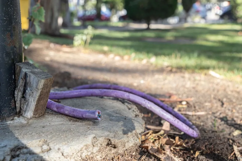 Más de tres kilómetros de cable robado en lo que va de 2025.