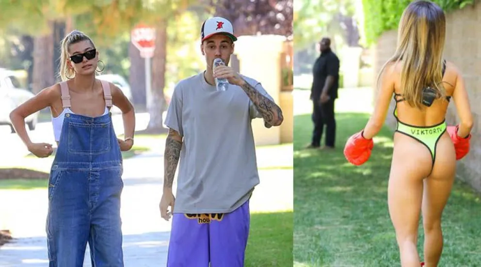 Video: boxeadora en bikini desafió a Justin Bieber a una pelea en la calle